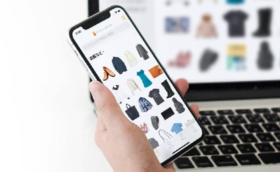 宅配収納サービス「サマリーポケット」のアプリ・管理画面イメージ